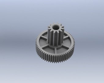 Digital design: Gear for TRE SPADE meat mincer - F04007N