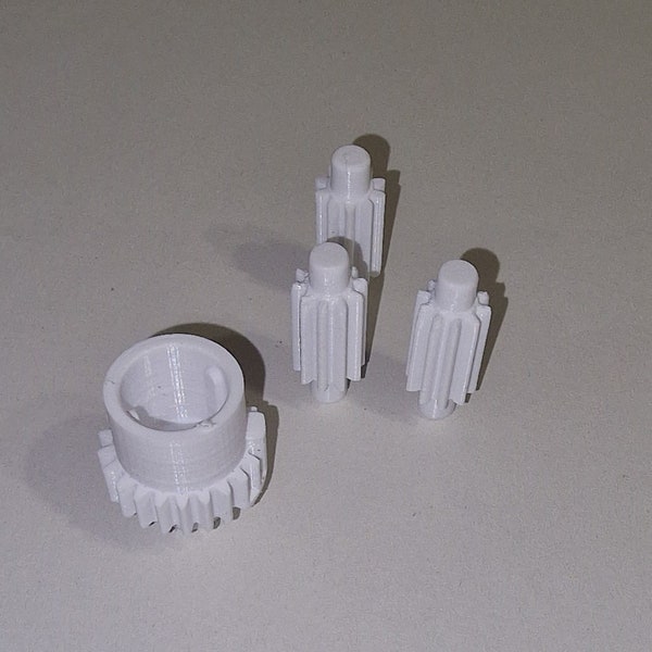 Digital design: Tchibo Automatic Coffe Maker- coffe press mechanism repair gear set