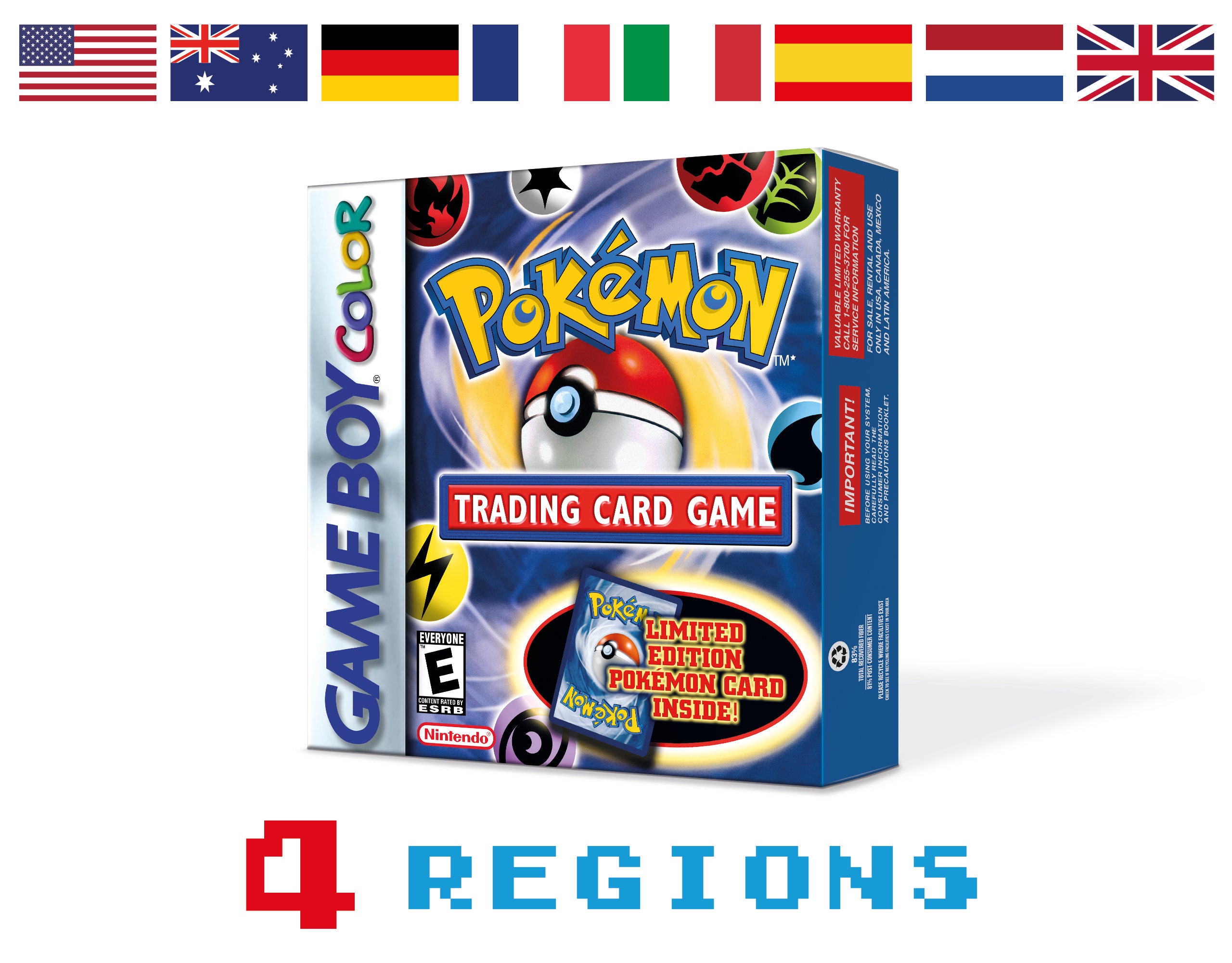 Pokemon Trading Card Game Box for Game Boy Nintendo - 4