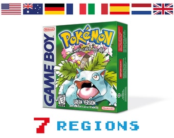 Box theory/with map Painful Nintendo GameBoy Pokemon Green