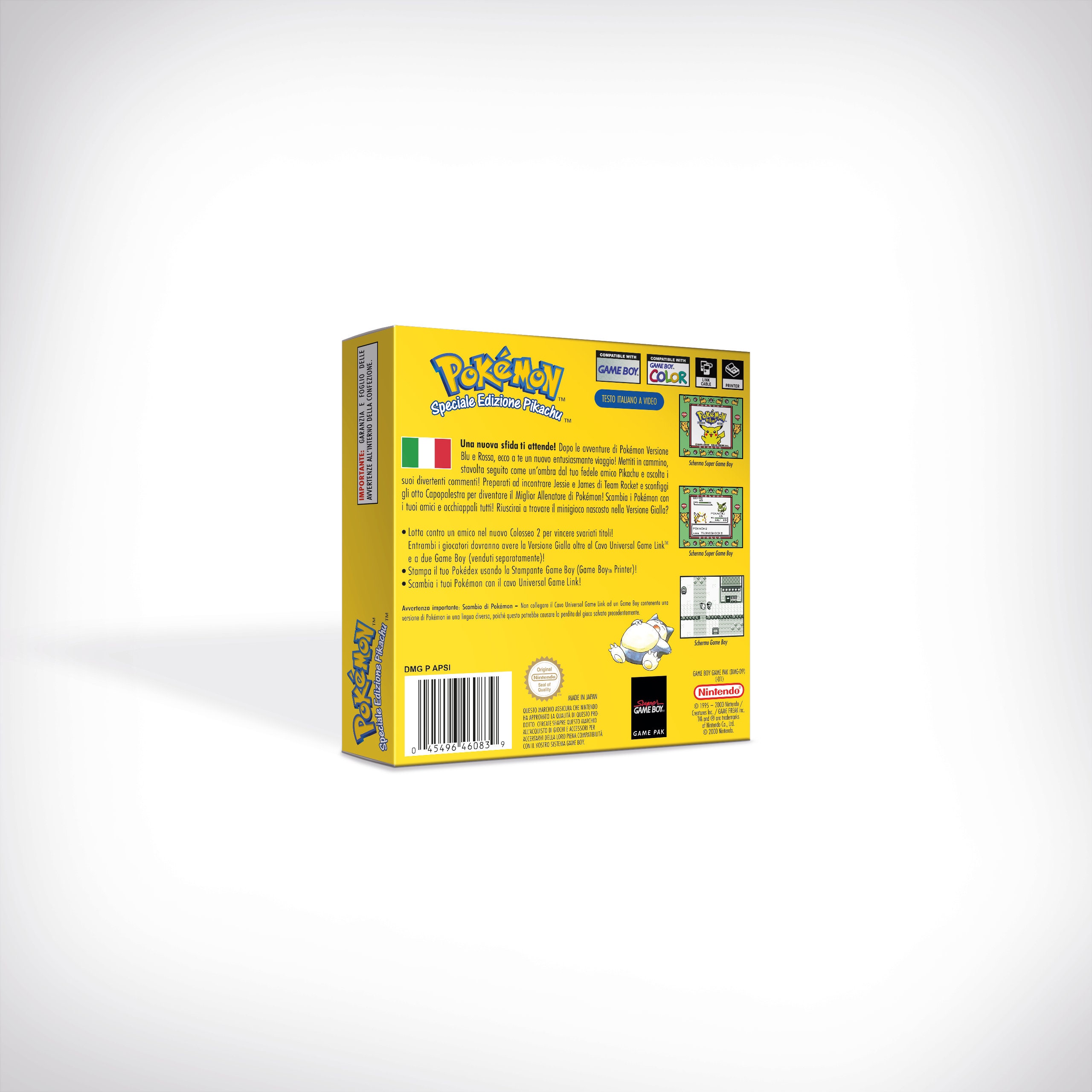 Solo Custodia Per Game Boy – Pokemon Giallo – Box Art Italiana Vuota - Foto 3
