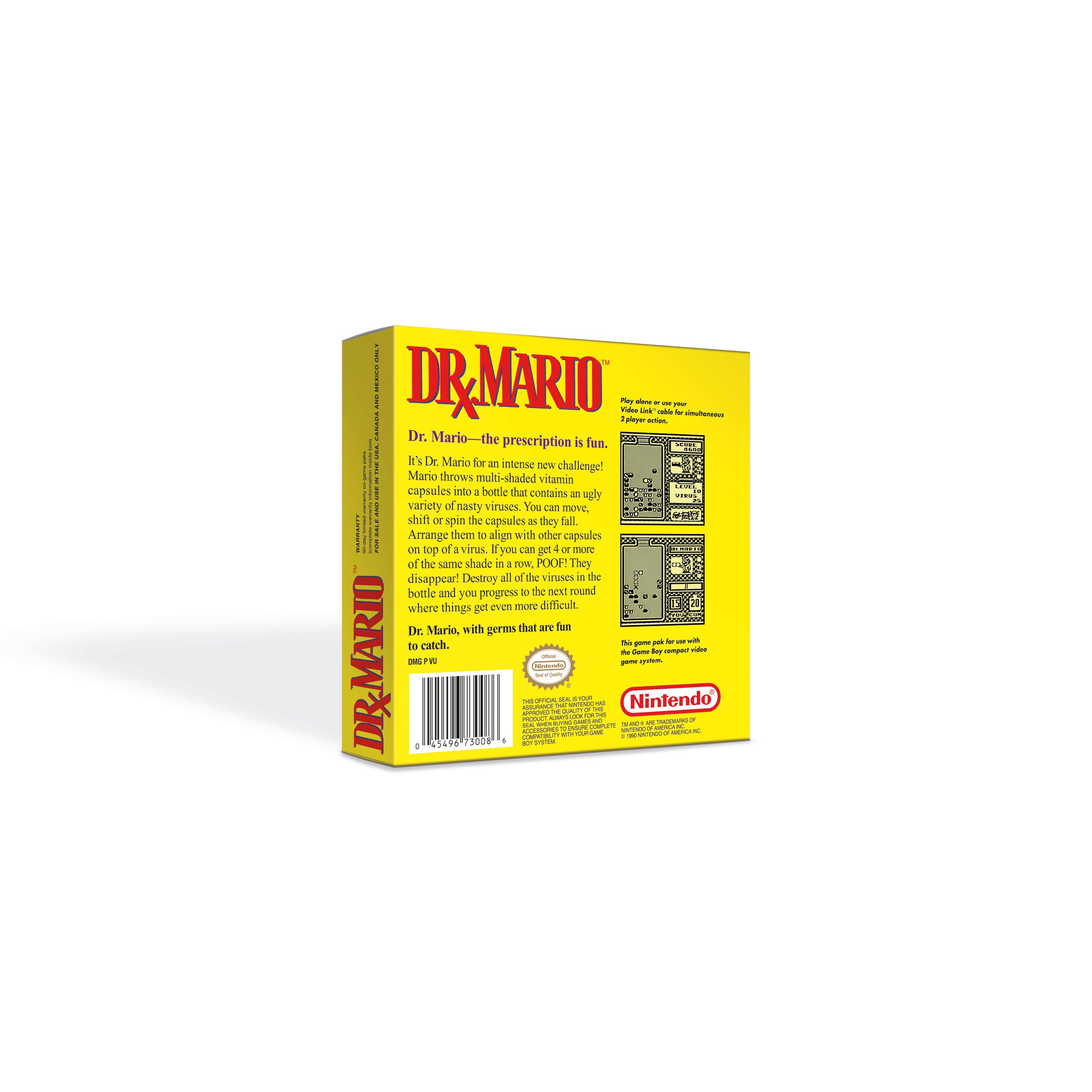 DR Mario Box for Game Boy Nintendo - 3 Regions - HQ - Inner
