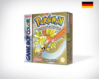 Pokemon Goldene Ersatzbox für Game Boy Nintendo - DE Version - HQ - Innenschale & Schutzhülle