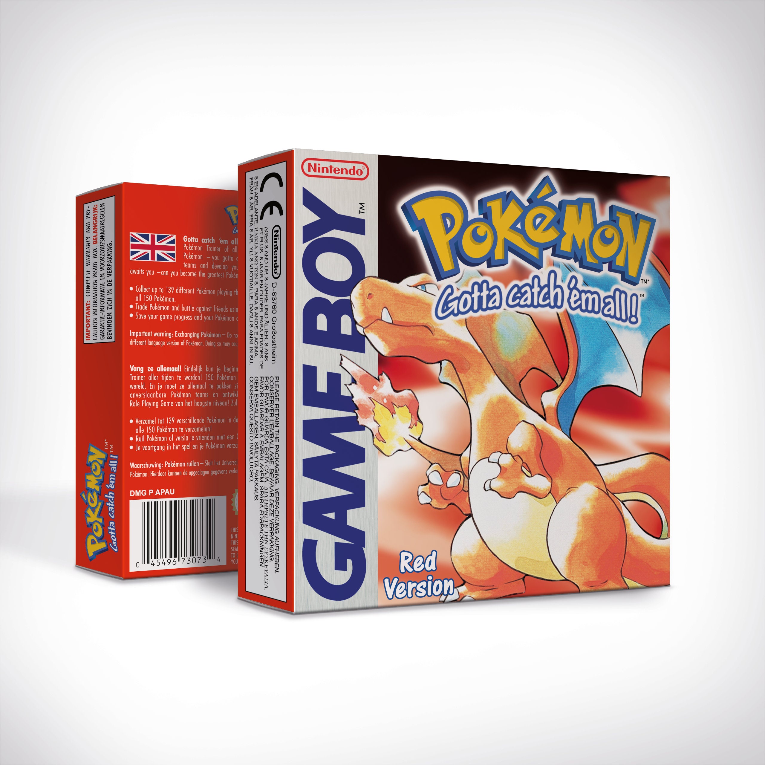 Pokemon Red Gameboy GB - Box With Insert - Top Quality – Best Box