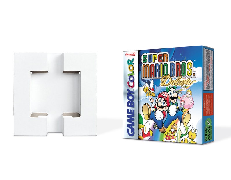 Super Mario Bros. Deluxe Box for Game Boy Nintendo - 3 Regions - HQ ...
