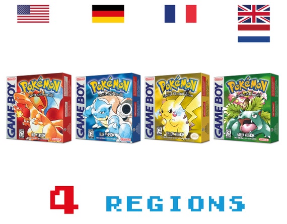 Pokémon Red, Blue, Green, and Yellow Version Exclusives