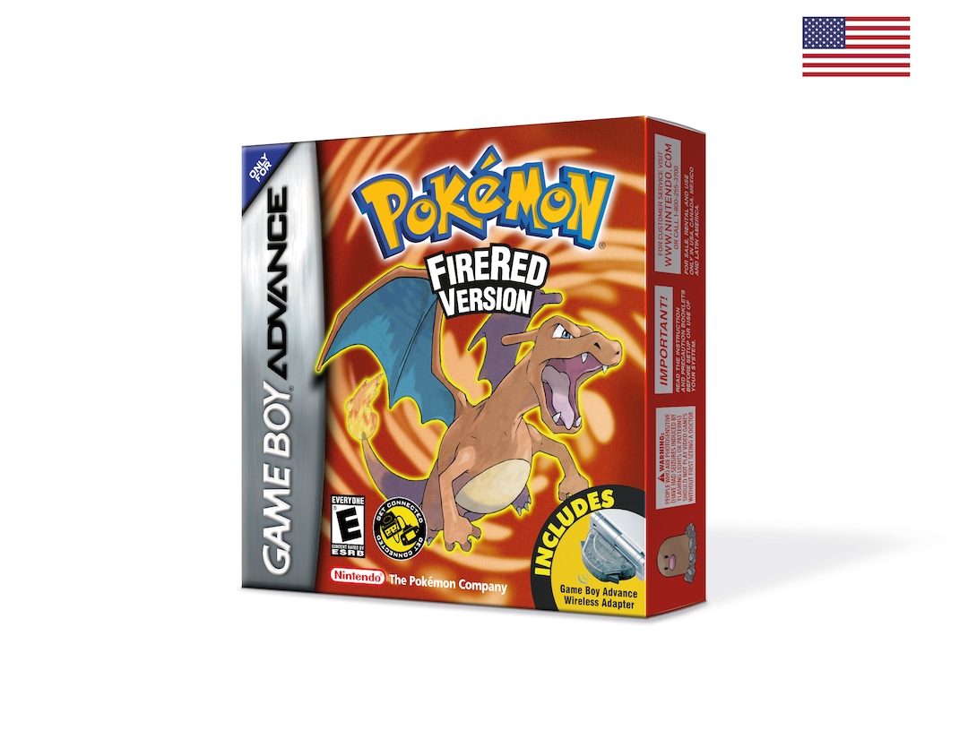 Pokemon Fire Red, AUTHENTIC EUR Version, Cartridge Only