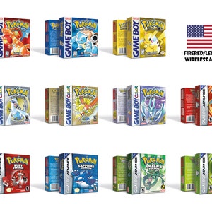 Pokemon 11 Versioni Scatole per Game Boy Nintendo 7 Regioni HQ Vassoi interni e custodie protettive USA - Wireless