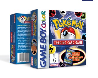 Pokemon Trading Card Game Box for Game Boy Nintendo - 4 Regions - HQ -  Inner Tray & Protector Case - Etsy