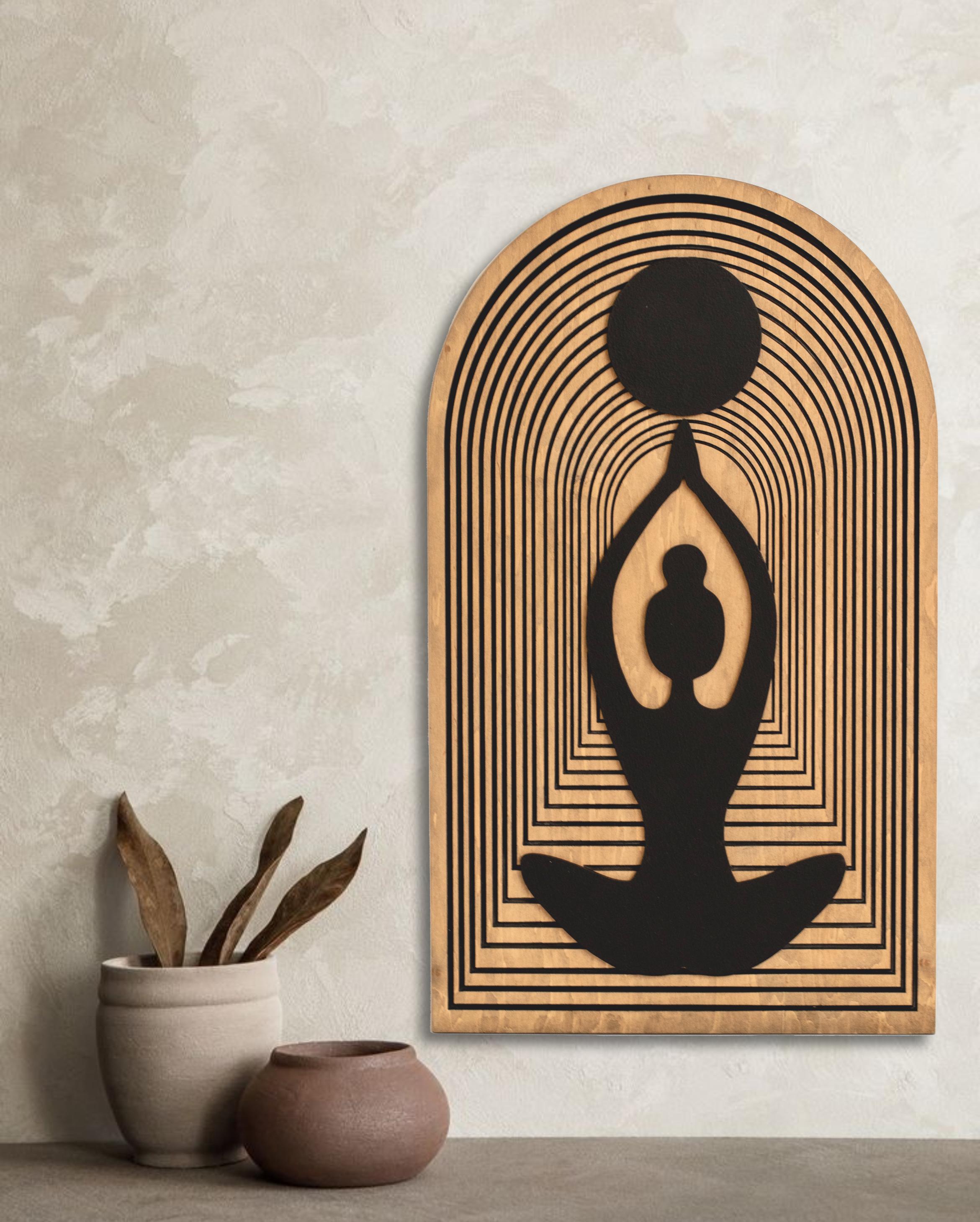 Yoga Studio Wall Art, Meditation Wall Decor,namaste Wall Art, Yoga ...