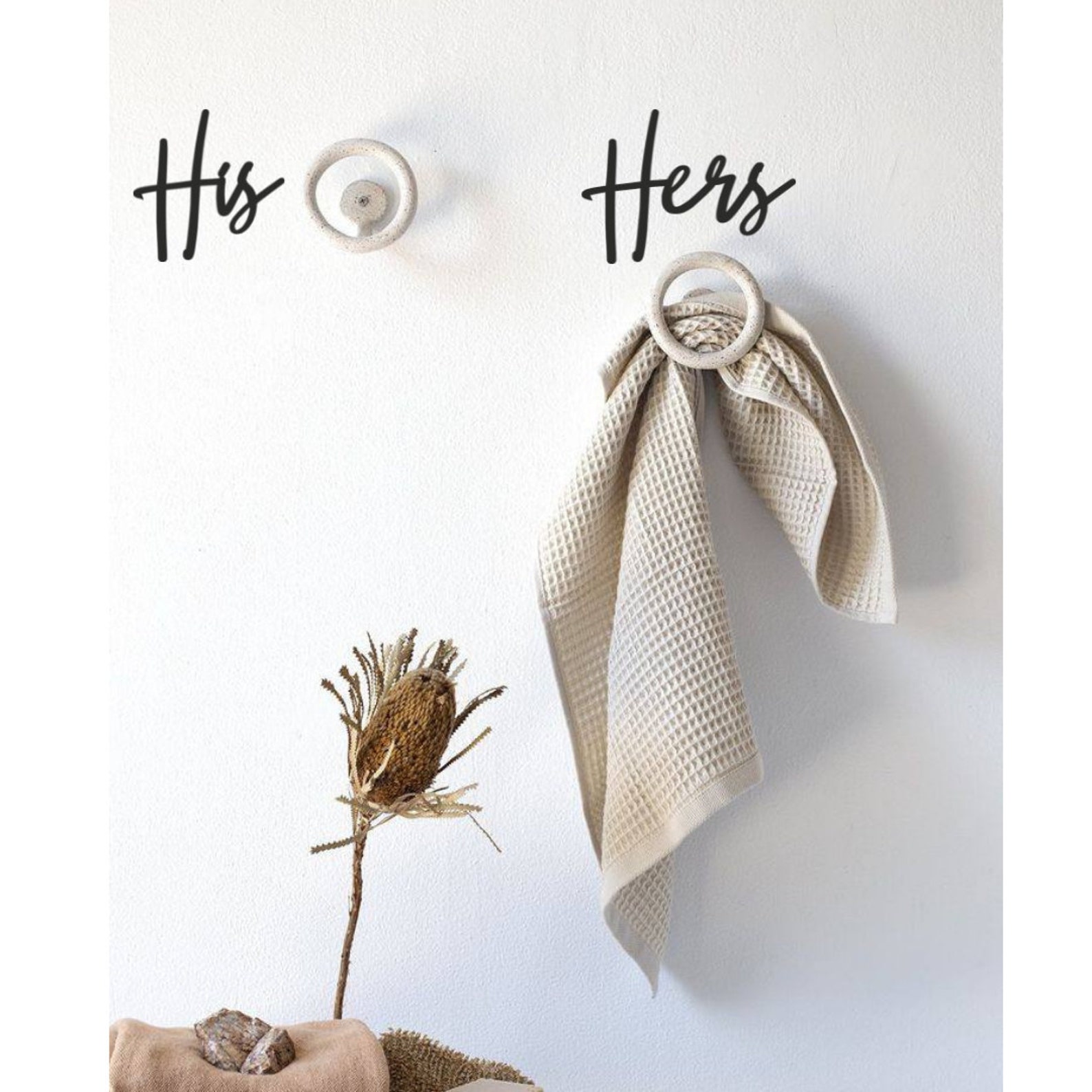 His Hers Sign His Hers Wall Art Couple Bathroom Decor Etsy