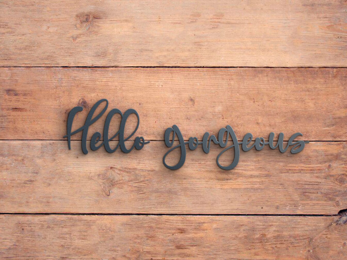 Hello Sign Hello Wall Decor Hello Etsy