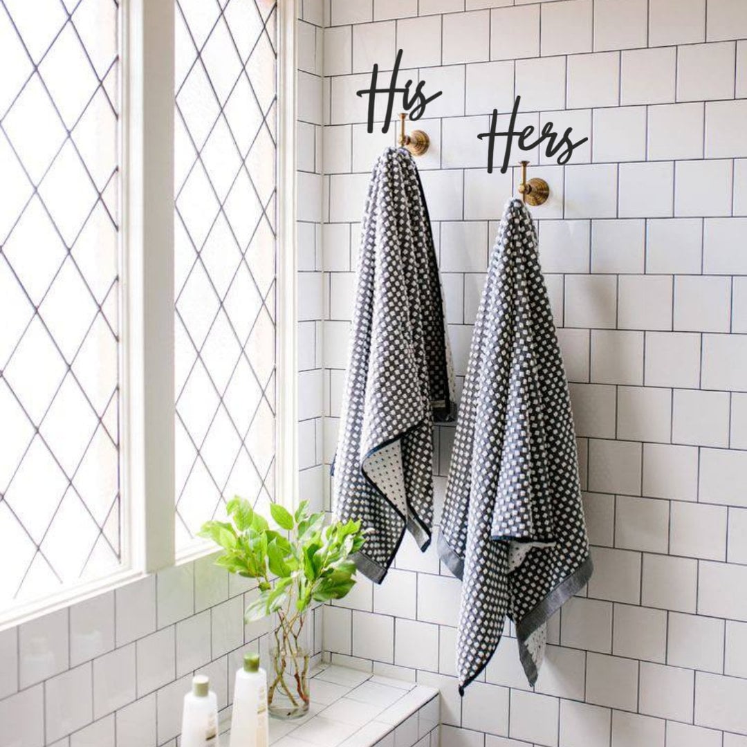 His hers towel hooks sales