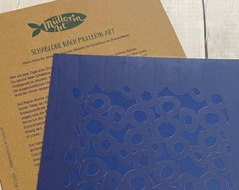 MüllerinArt stencils “Confetti, squiggles and coffee”