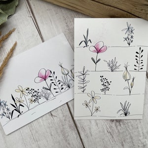 Sag's mit Blumen! Postkarten, einzeln oder im Set