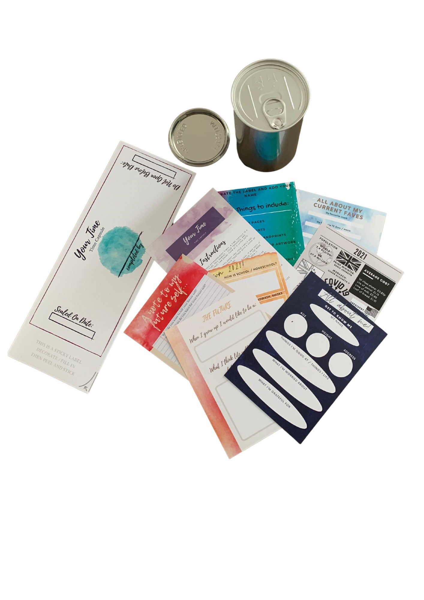 Time Capsule 2022 Kit Memory Box Memory Storage Kit 2022 Etsy