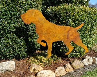 Garden Plug Dog German Wirehair Rust
