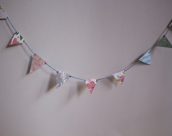 Mini Bunting Card Etsy