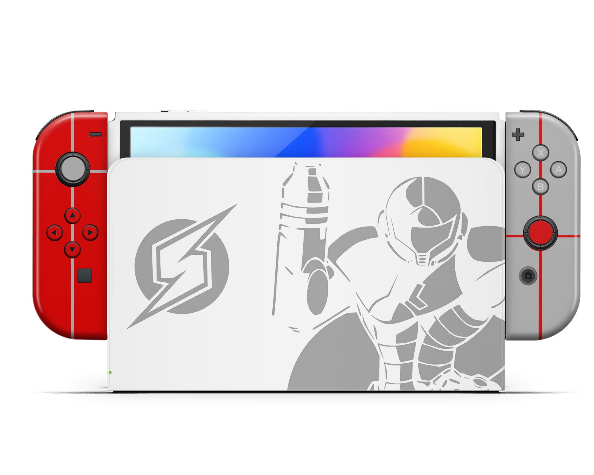 Nintendo Switch OLED (Blanca) + 3 Games + Joy Con (Verde / Rosa)