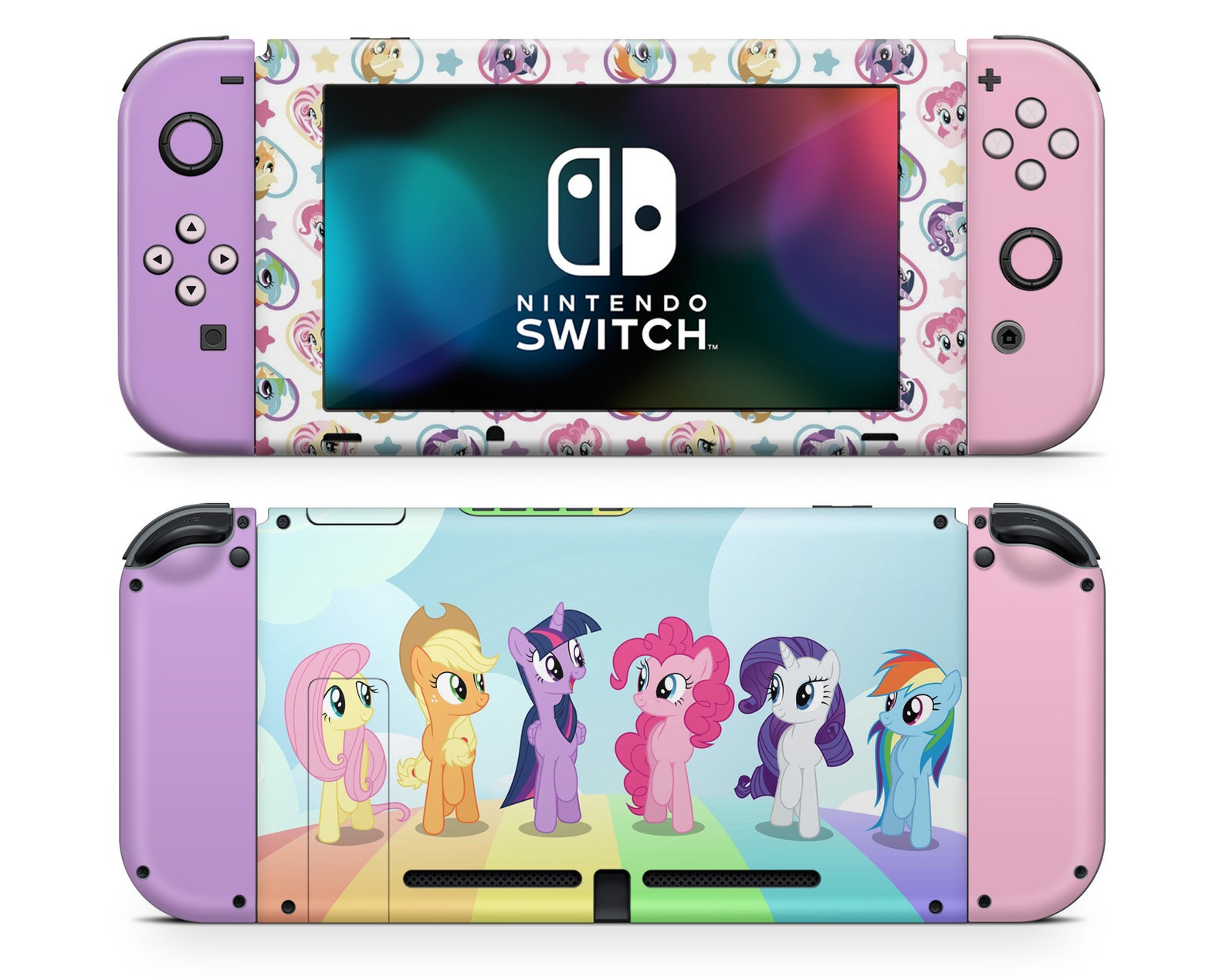 My Little Pony Nintendo Switch Skin Schattige MLP Pastel Roze Etsy