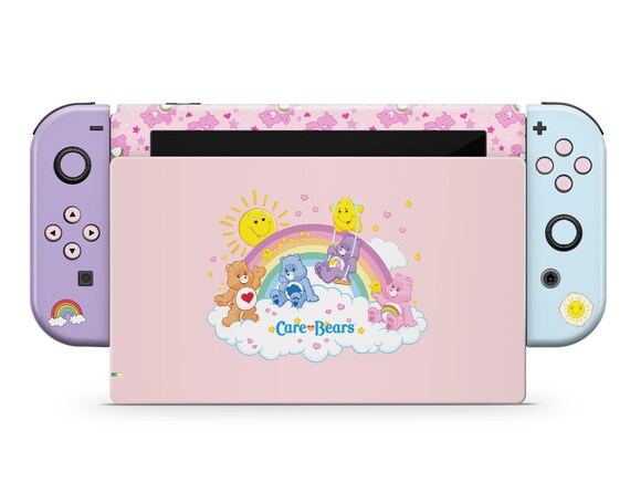 Care Bears Nintendo Switch Skin Cute Pastel Pink Purple Etsy 日本