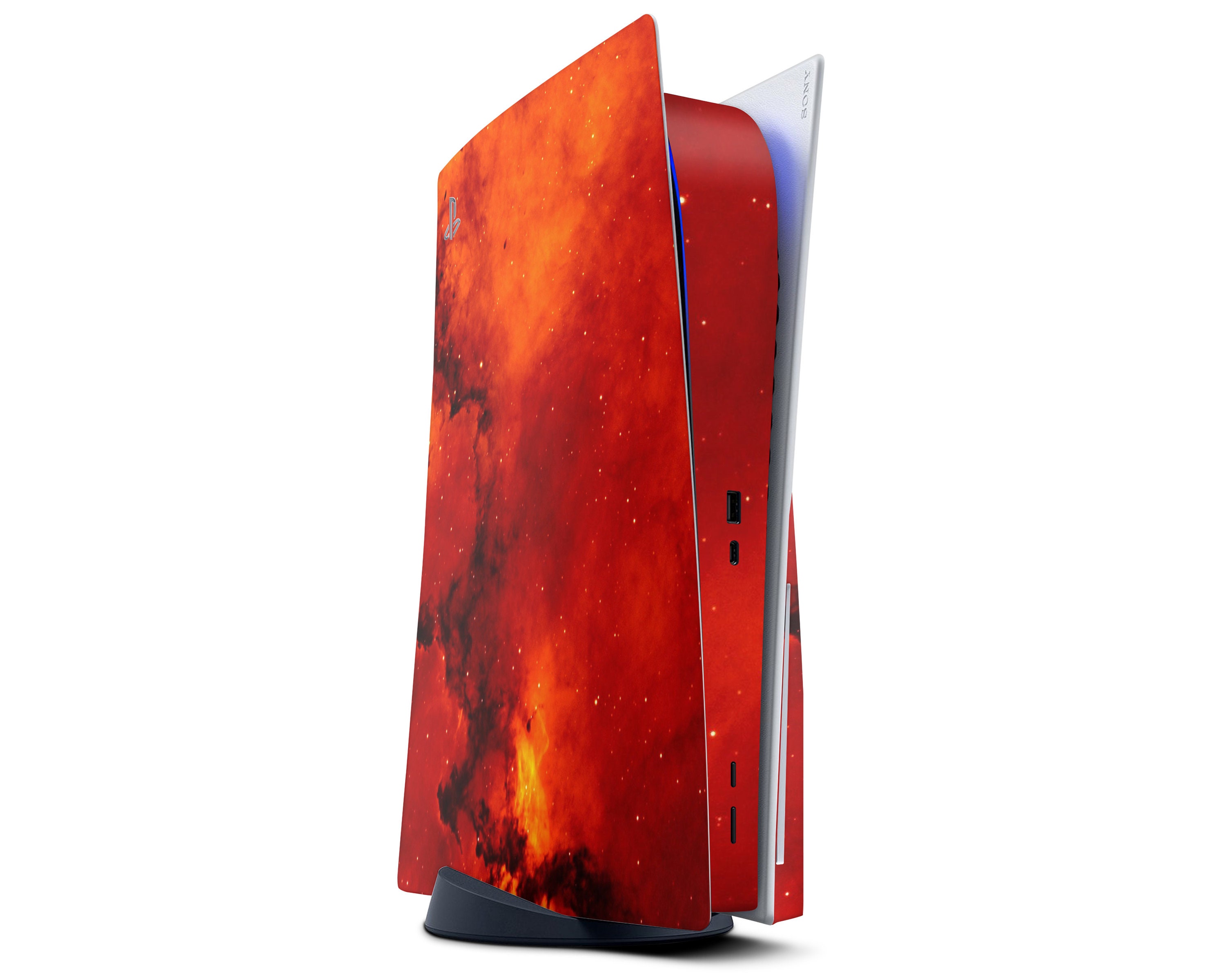 Red Stardust Galaxy PS5 Skin Fire Flames Space Stars Cosmos -  Portugal