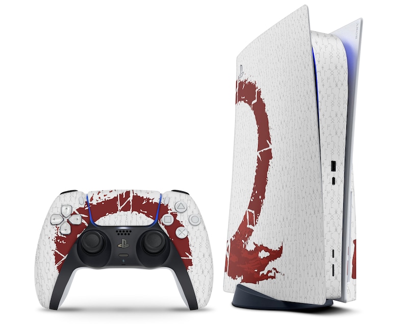 Coque Personnalisée PS5 - Thèmes Fortnite, Spider-Man, God Of War - Marque JakeSpecial - Neuf