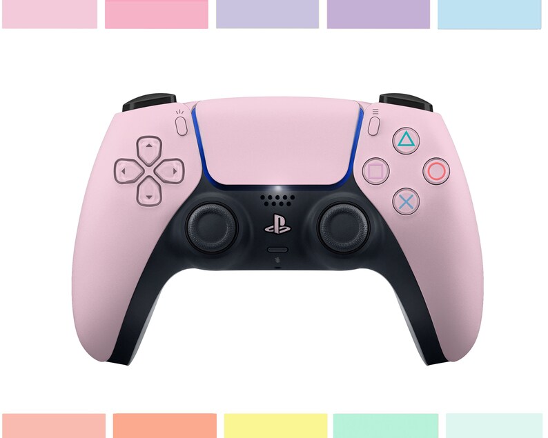 Signature Pastel Series PS5 Controller Skin Rainbow Color Etsy