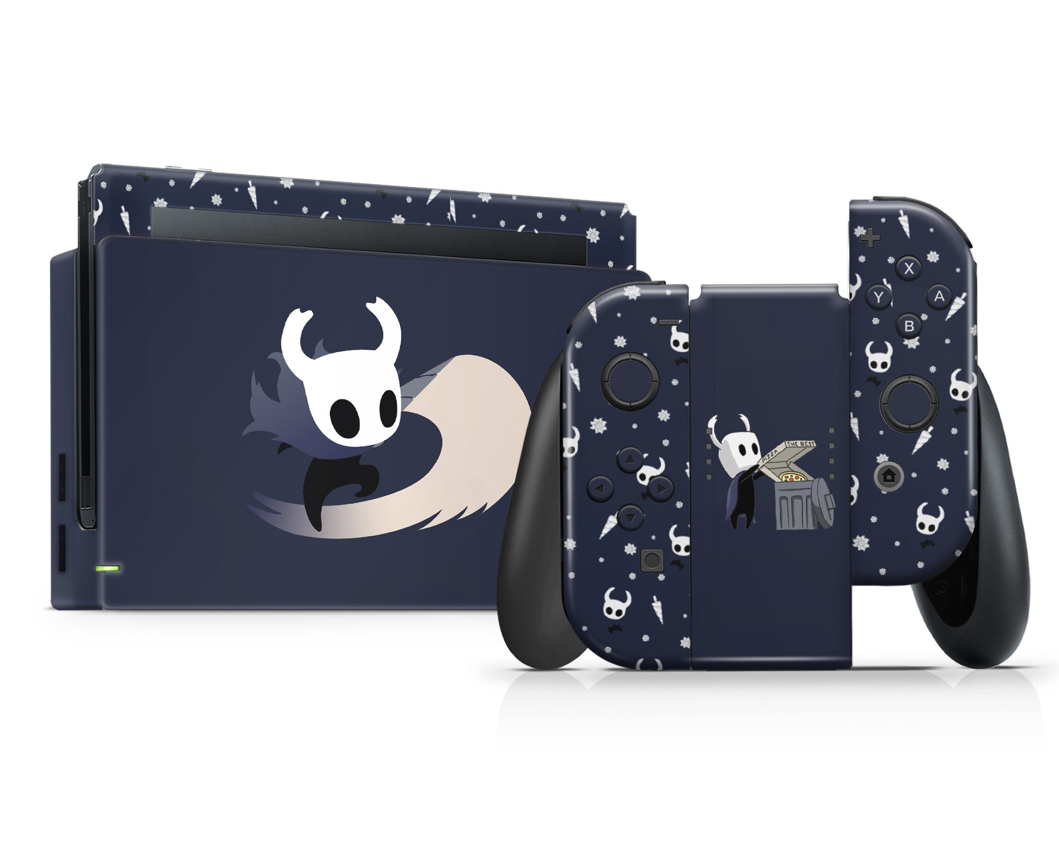 Hollow Knight Navy Nintendo Switch Skin Dark Souls Silksong 