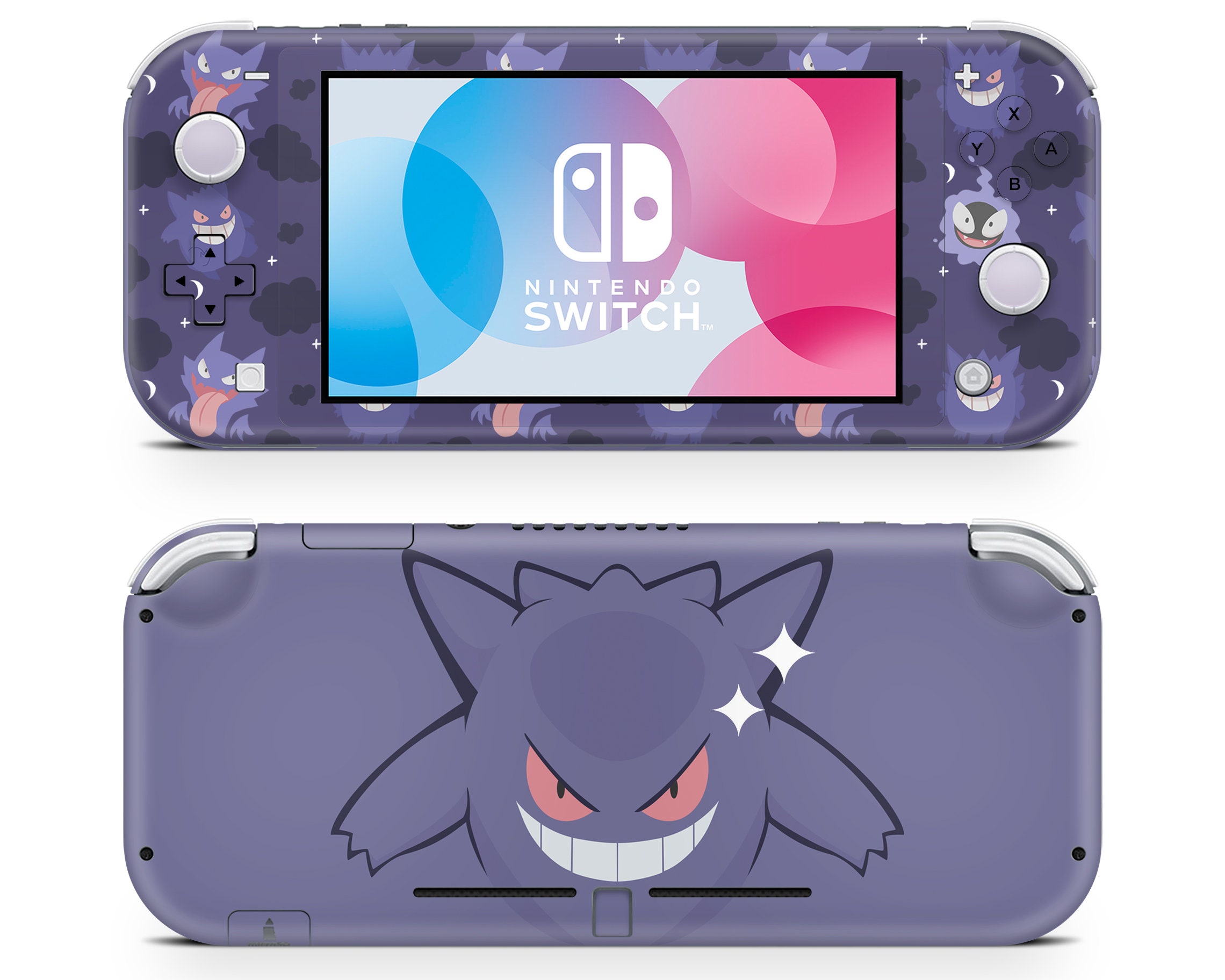 Pokemon Gengar Nintendo Switch Lite Skin Ghost Pokemon Evil Etsy Canada