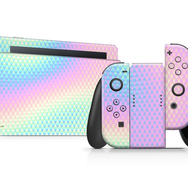 Holographic Nintendo Switch Skin Etsy