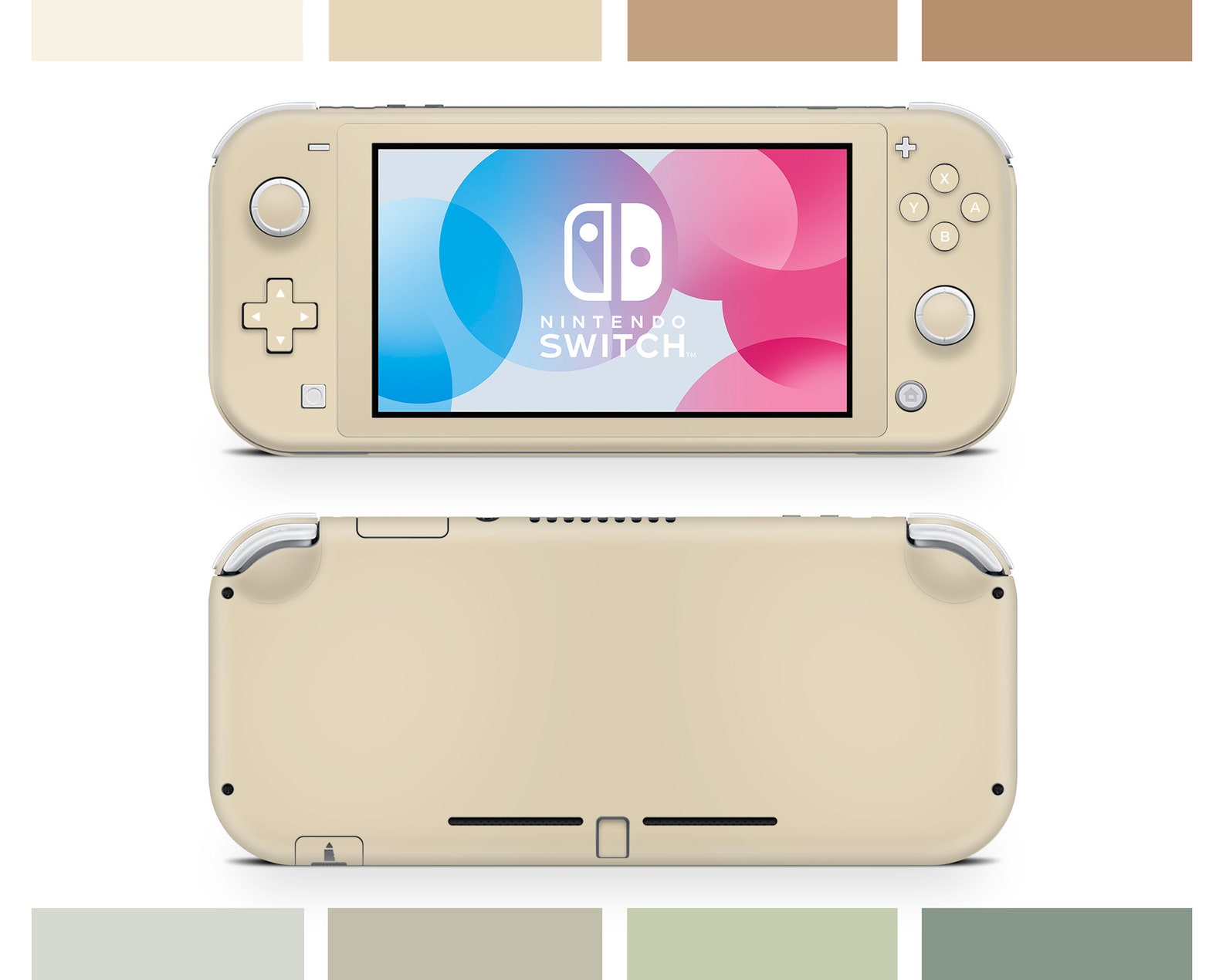 Natural Series Nintendo Switch Lite Skin Neutral Beige Sage Etsy