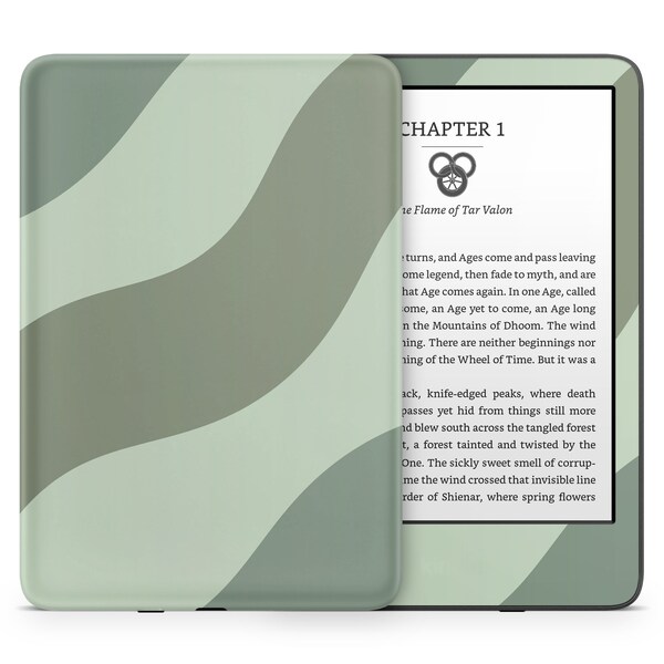 Sage Green Kindle Decal Etsy
