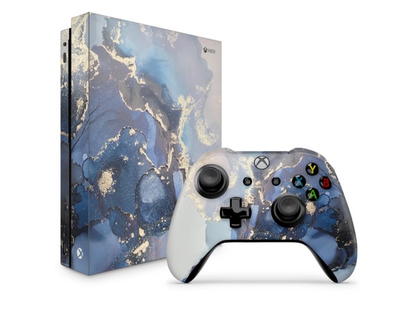 Ethereal Blue Gold Marble PS4 Controller Skin Sticker Vinyl Bundle –  LaboTech