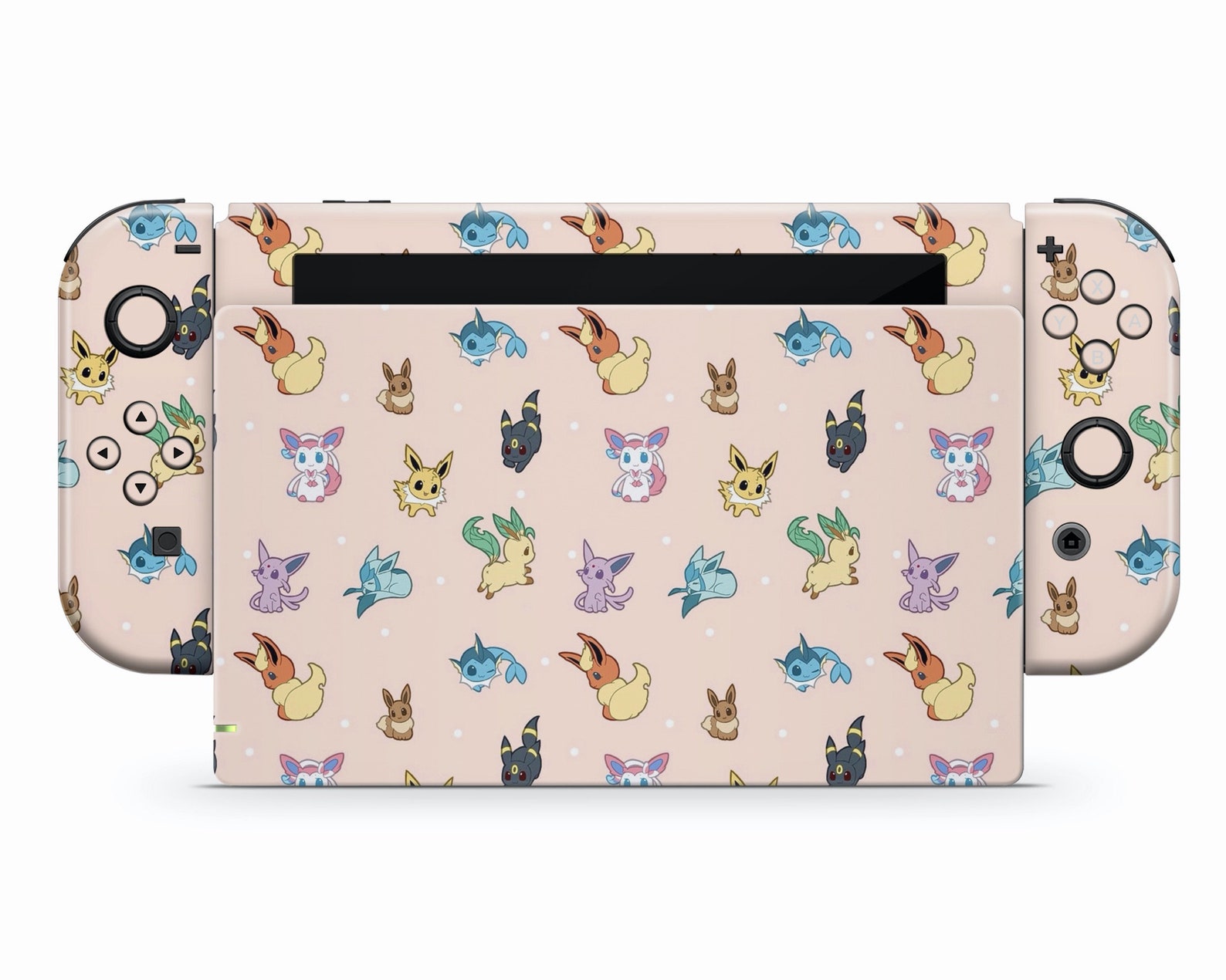 Pokemon Eevee Evolution Nintendo Switch Skin Cute Pokemon Etsy India