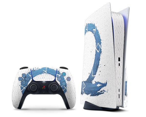 God of War Ragnarok Blue PS5 Skin Kratos Ragnarok Controller 