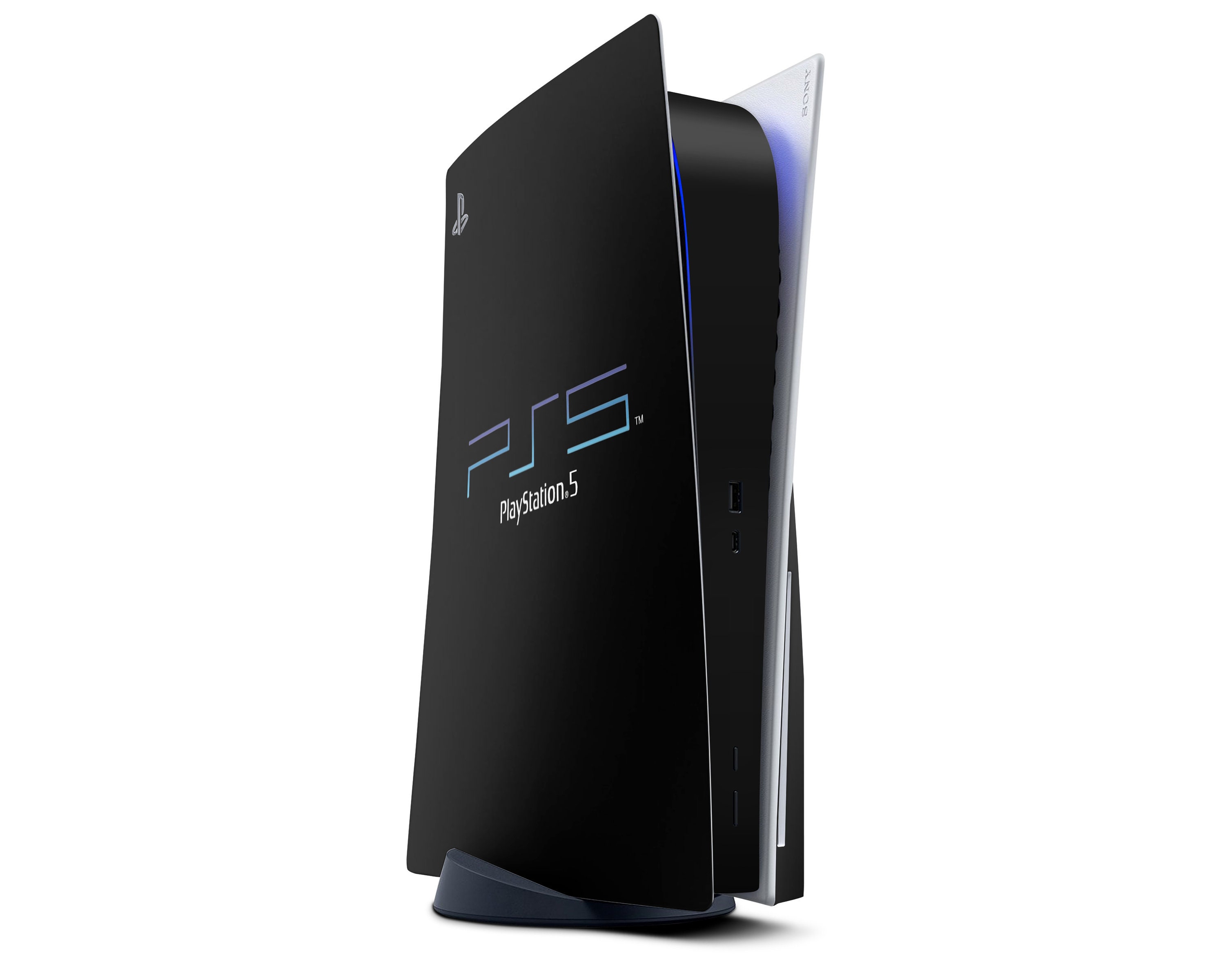 Reimagined Retro Playstation 2 Logo PS5 Skin PS2 Style 25th 