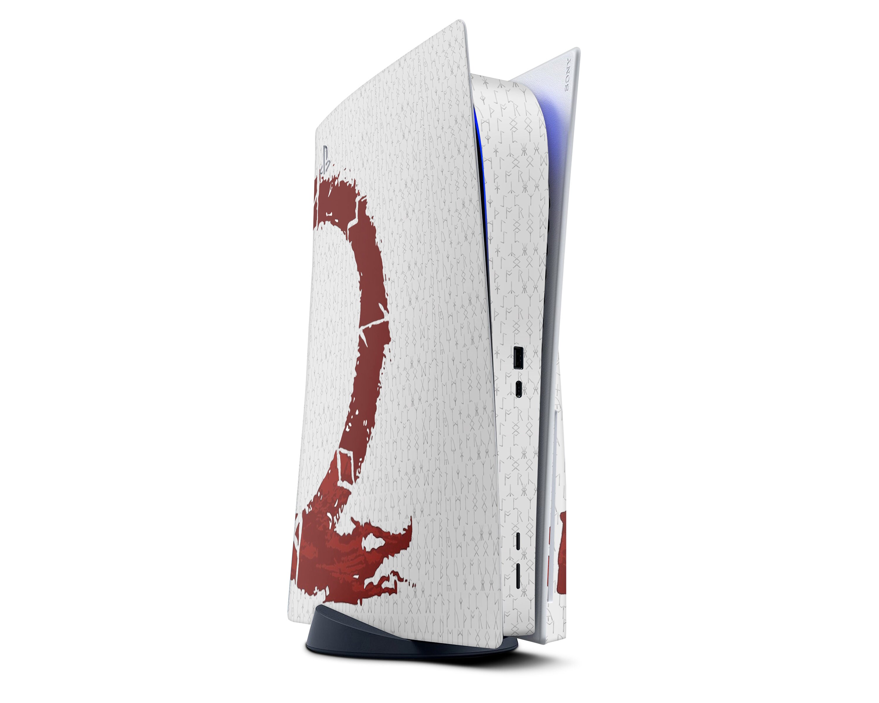 Adesivo Compatível PS5 Playstation 5 Skin - God of War Ragnarok