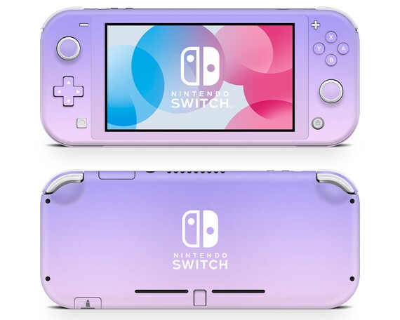 Pastel Purple Pink Nintendo Switch Lite Skin Purple Gradient ...