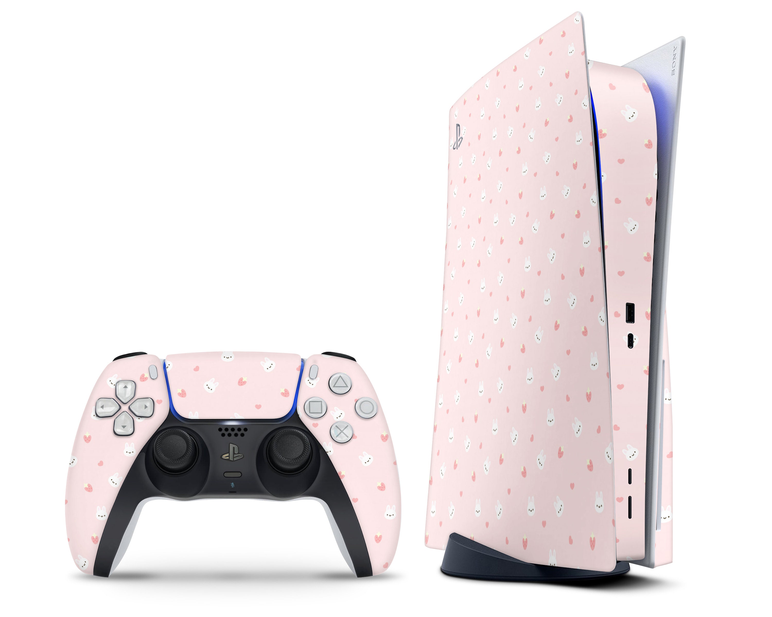 Pink Diamond Plate Skin For Sony PlayStation 5 Controller