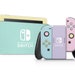 Retro 80s Color Blocking Nintendo Switch Skin, Vintage 90s 80s Pastels Colorwave Nintendo Switch Console Joycon Vinyl Wrap, Custom 3M Vinyl