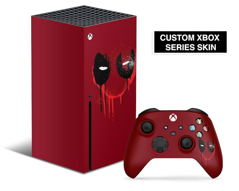 Red Deadpool Xbox Series X Controller & Console Skin Wade Etsy Australia