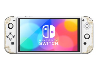 Legend of Zelda White Gold Nintendo Switch Skin OLED Skin 