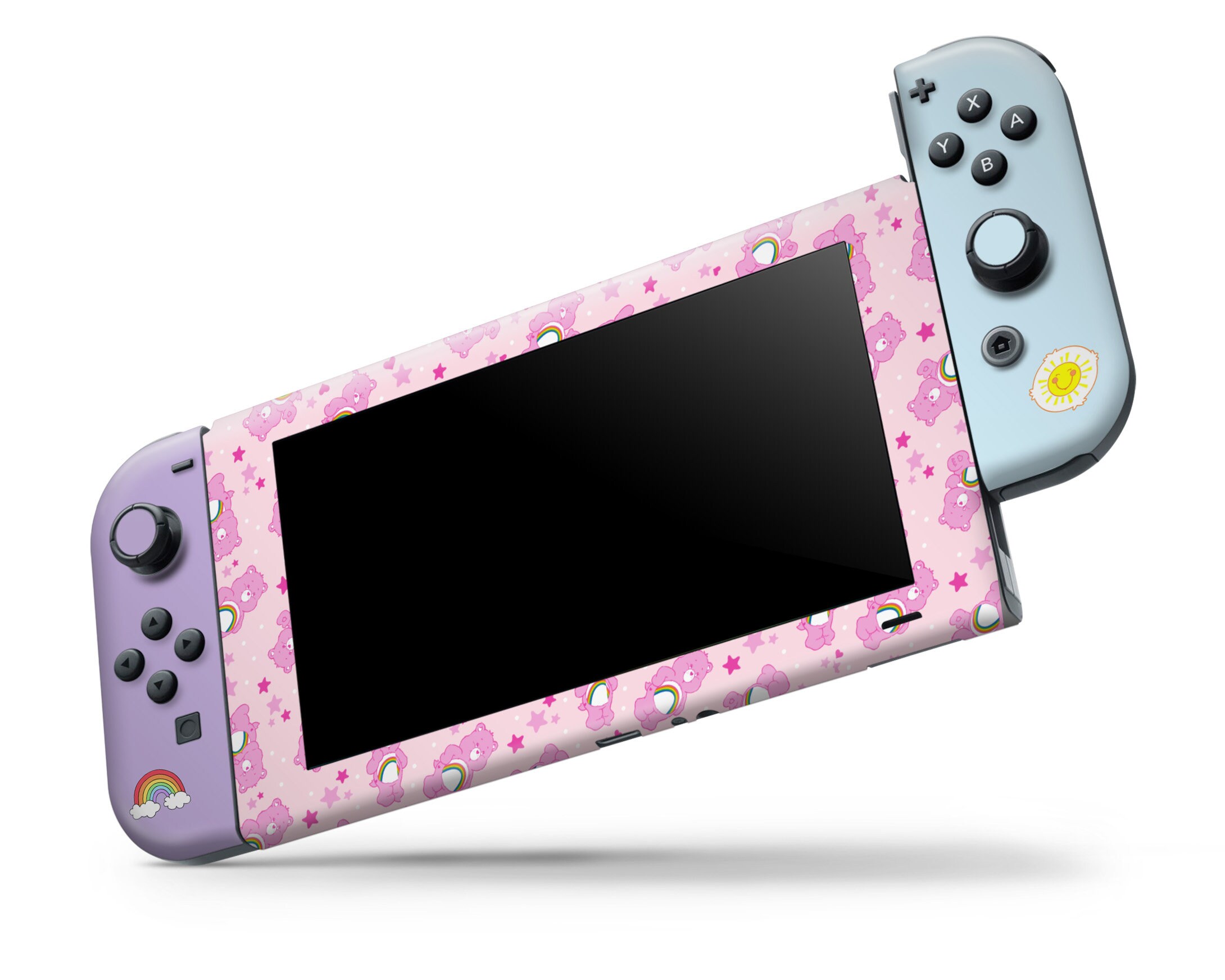Care Bears Nintendo Switch Skin Cute Pastel Pink Purple Etsy 日本