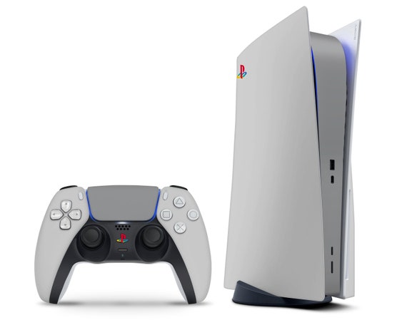 Retro 1 Colors PS5 Skin Grey Playstation - Etsy