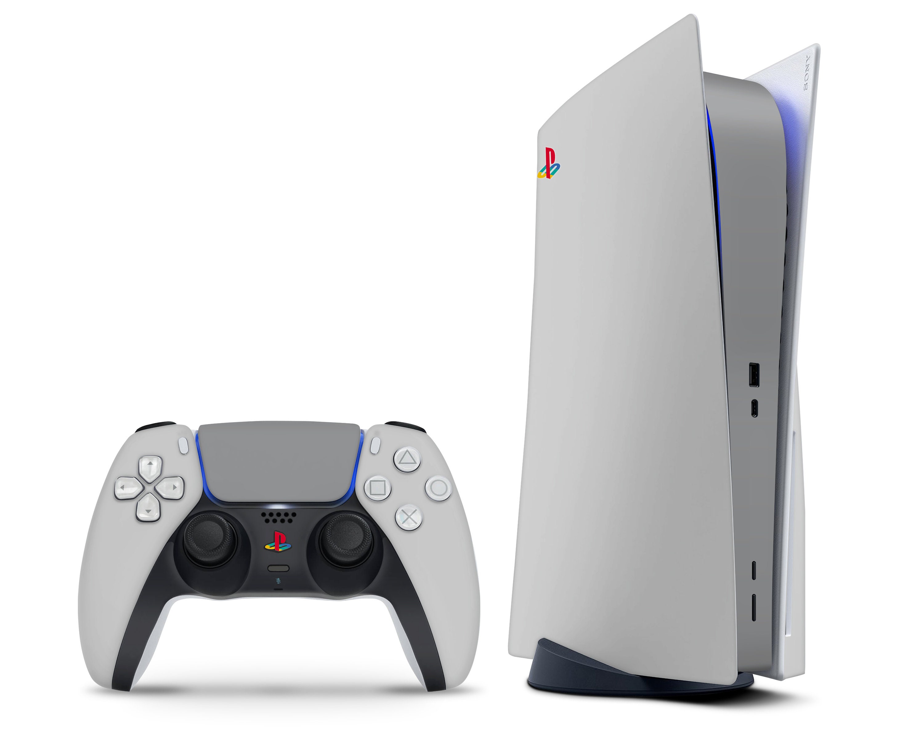 Retro Playstation 1 Inspired Skin for PS5 Classic Grey Design -  Finland