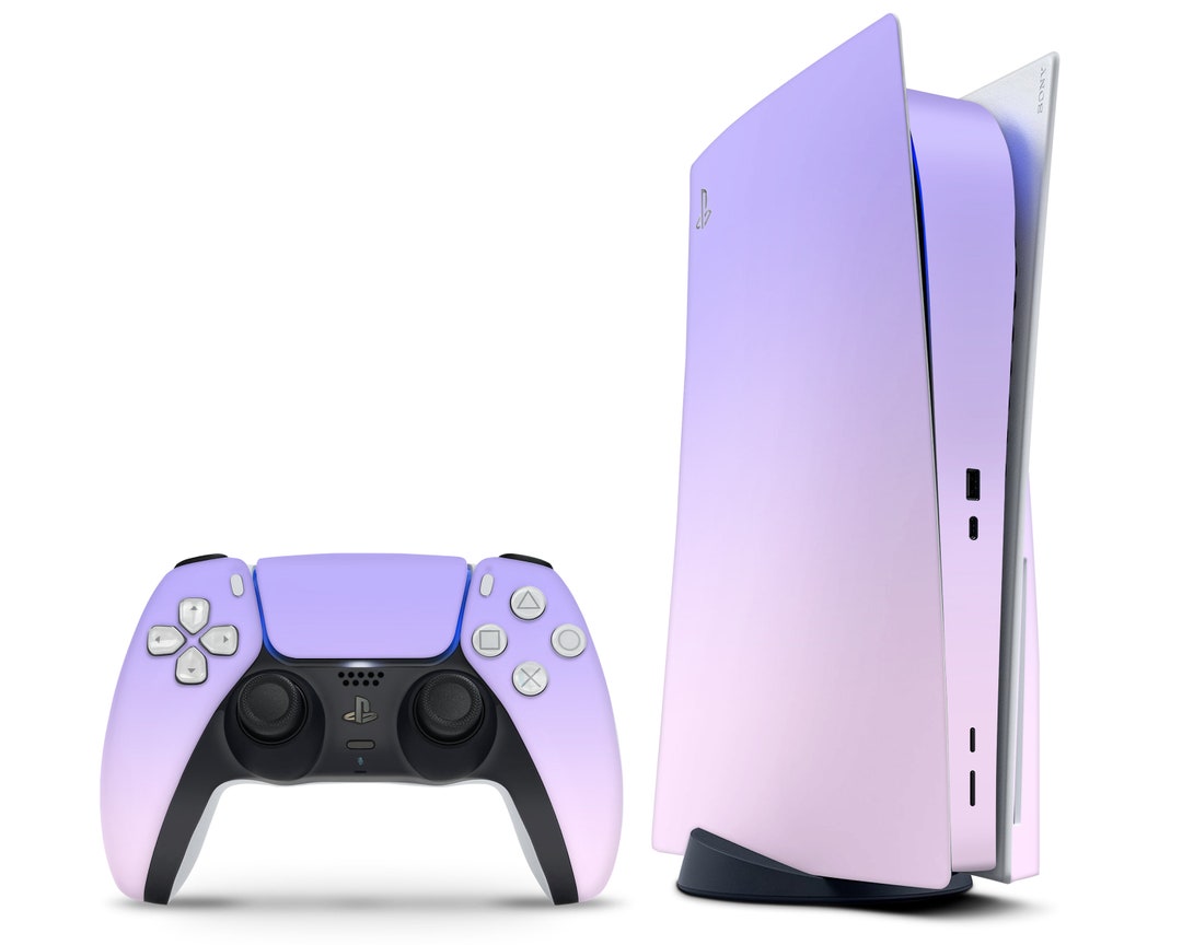 Pastel Purple Pink PS5 Console and Controller Skin Purple