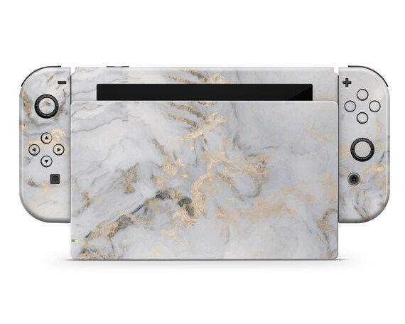 Legend of Zelda White Gold Nintendo Switch Skin OLED Skin 