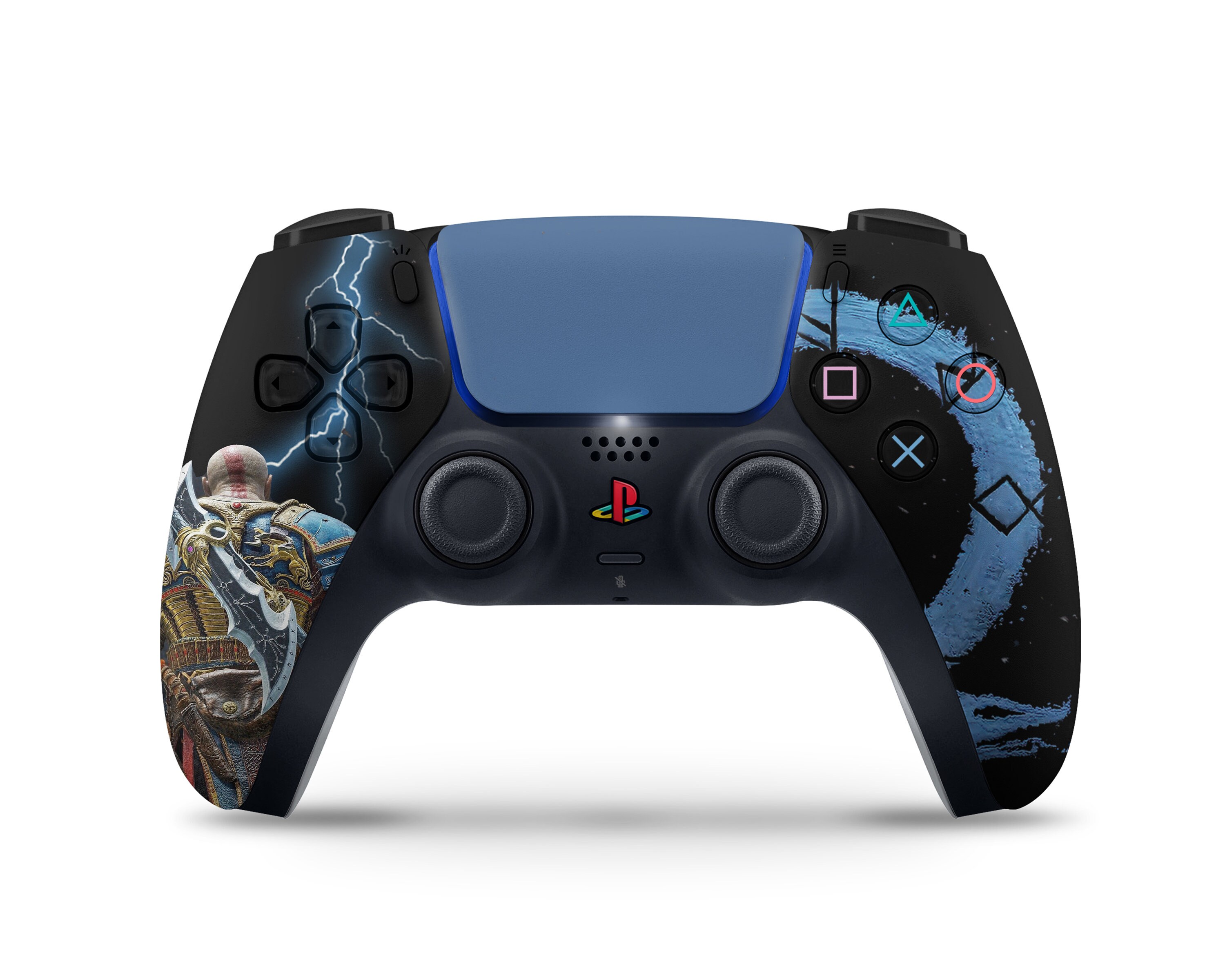 God of War Ragnarok Blue PS5 Skin Kratos Ragnarok Controller 