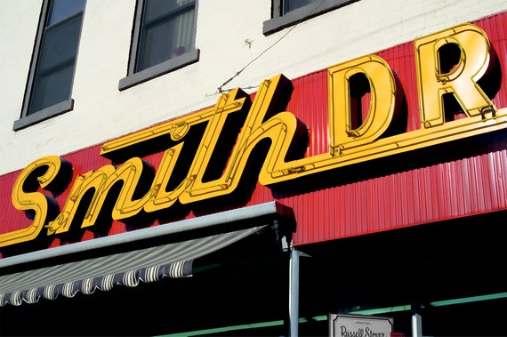 Smith Drugs sign, Bozeman, MT.